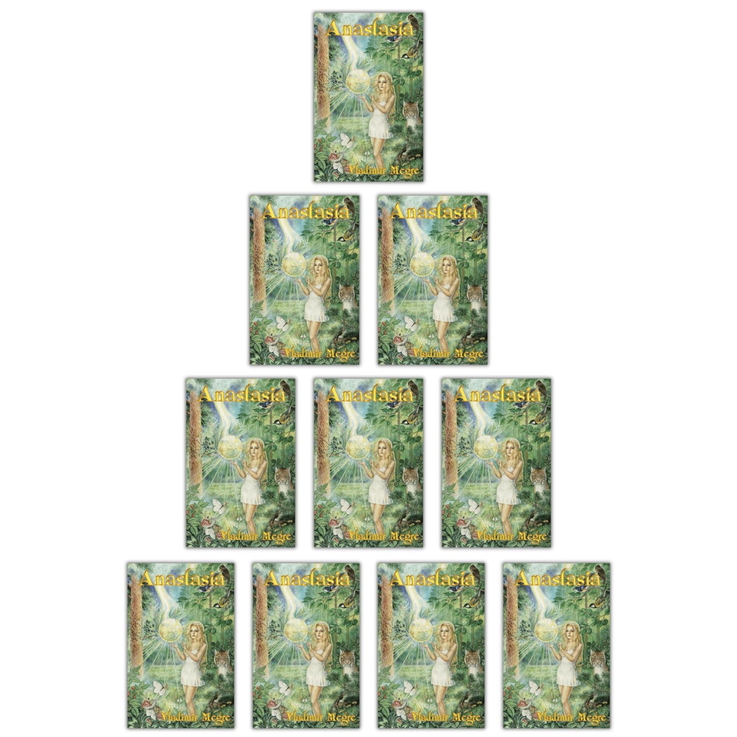 10 copies of Book 1, 1st edition of the Ringing Cedars of Russia series by Vladimir Megre