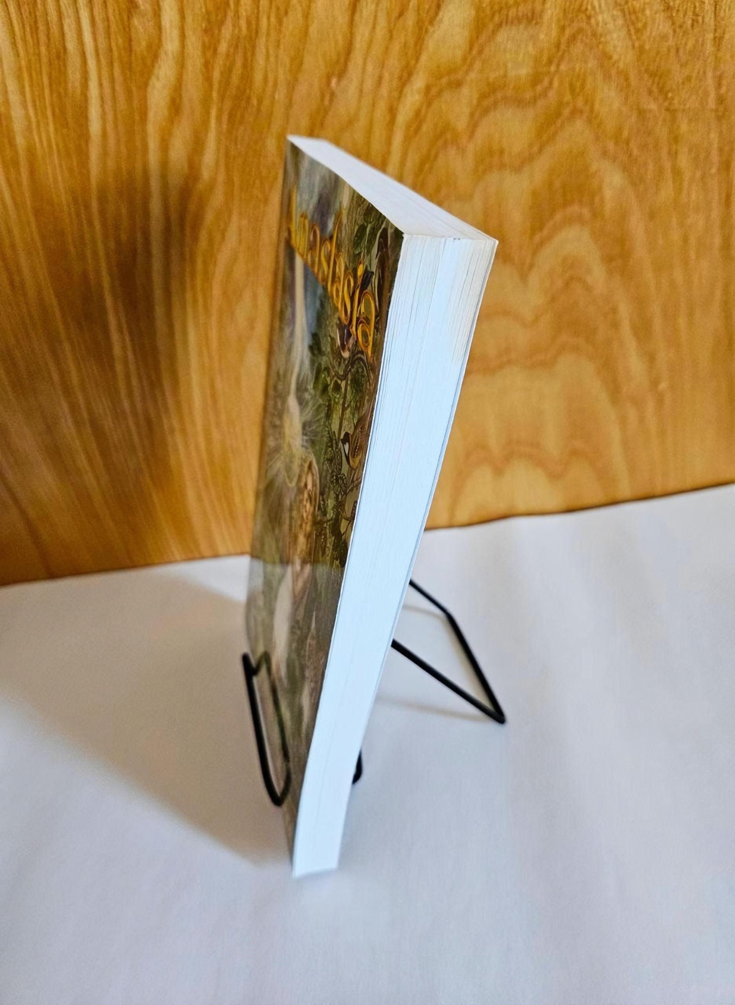 anastasia book 1 1st edition side view with water marks visible on top - imperfect warehouse copy