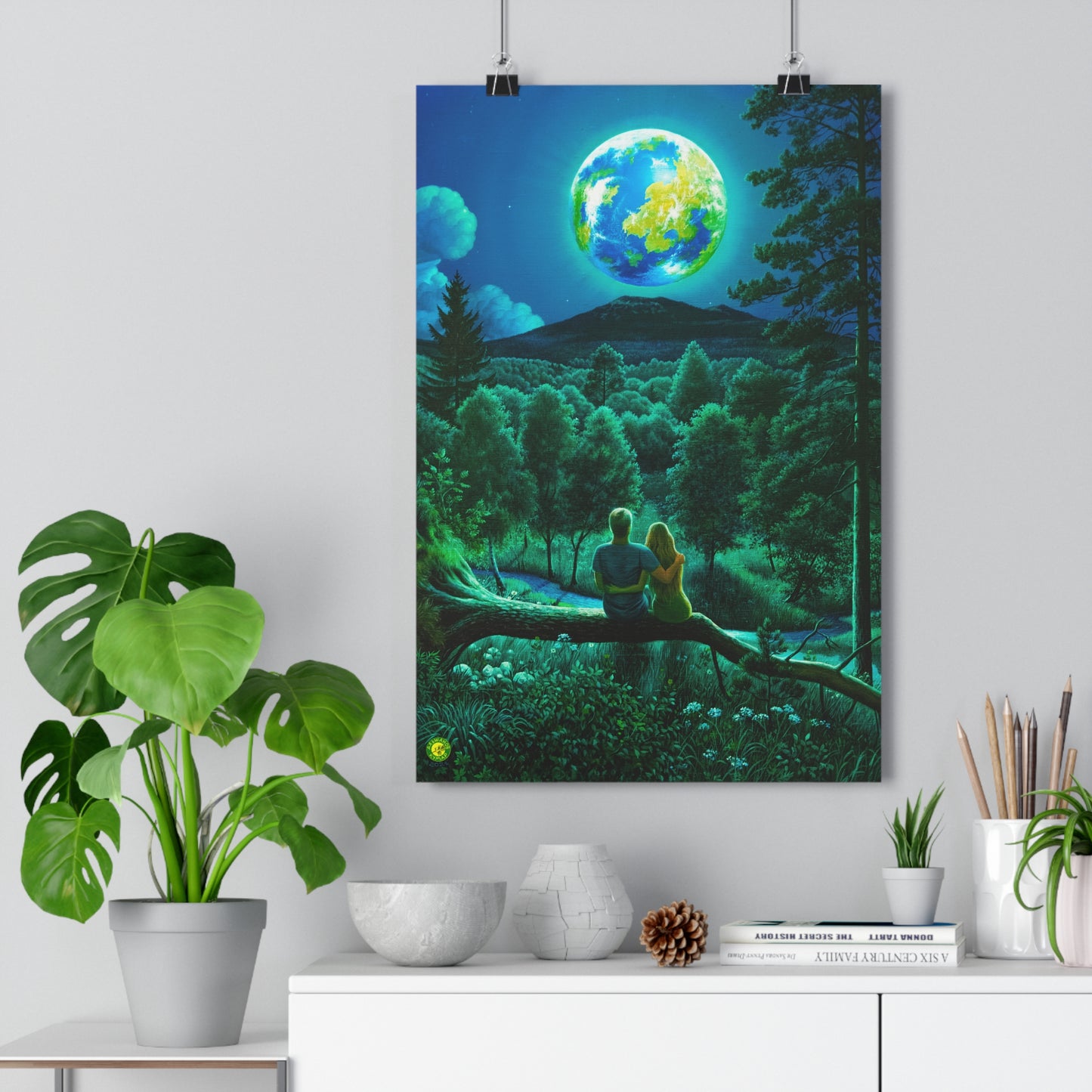 “I Give You This Planet!” by Kumar Alzhanov | Giclée Museum-Quality Print