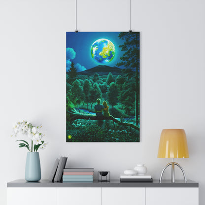 “I Give You This Planet!” by Kumar Alzhanov | Giclée Museum-Quality Print