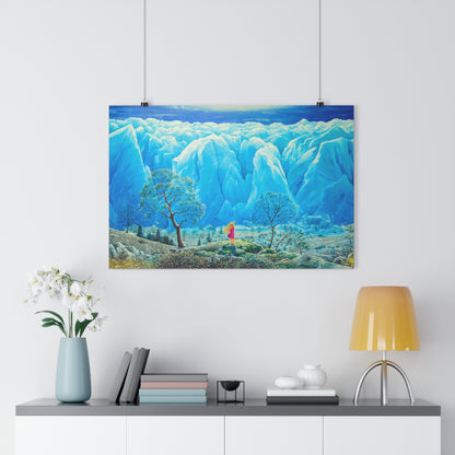 “Anasta and Iceberg” by Kumar Alzhanov | Giclée Museum-Quality Print