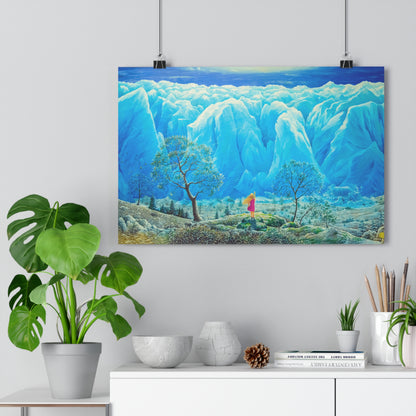 “Anasta and Iceberg” by Kumar Alzhanov | Giclée Museum-Quality Print