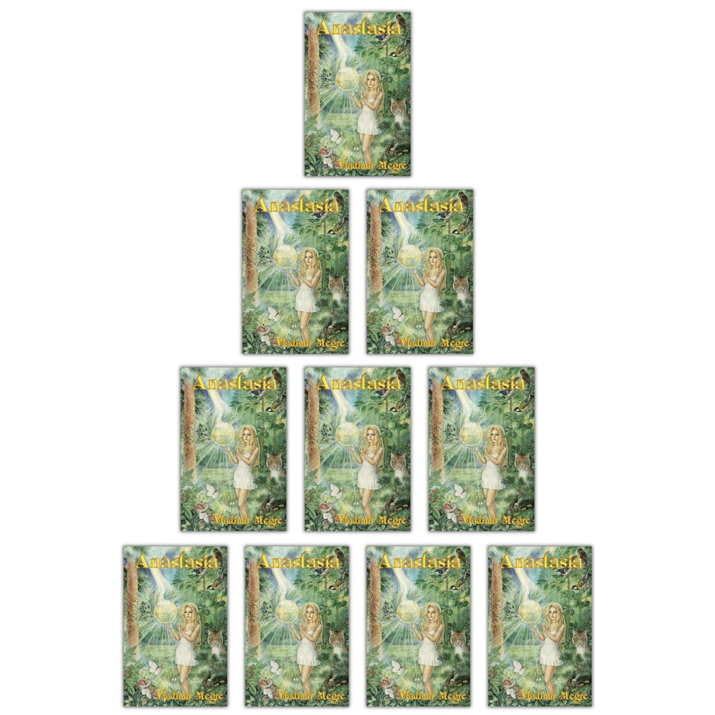 10 copies of Book 1, 1st edition of the Ringing Cedars of Russia series by Vladimir Megre