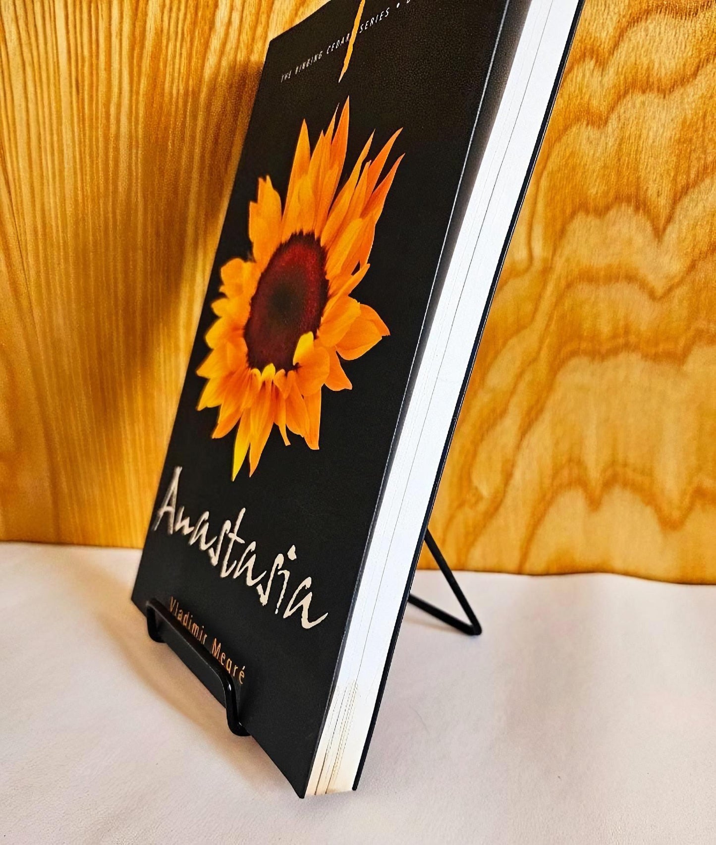 anastasia book 1 2nd edition side view with water marks visible on bottom - imperfect warehouse copy