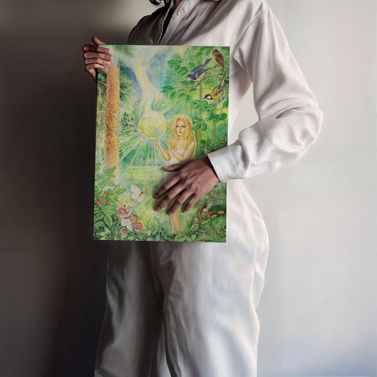 Anastasia Book 1 Cover Art (“Heavenly Sphere: Good”) – Museum-Grade German Etching Print